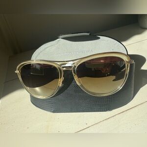 Barton Perreira Aviatress Gold Sunglass- RARE… Never Worn/ Tag On